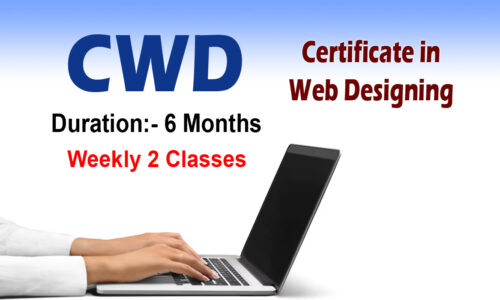 CWD (Certification In Web Designing)